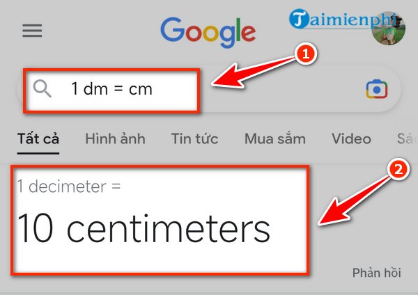 1 dm bang bao nhieu cm m mm 2
