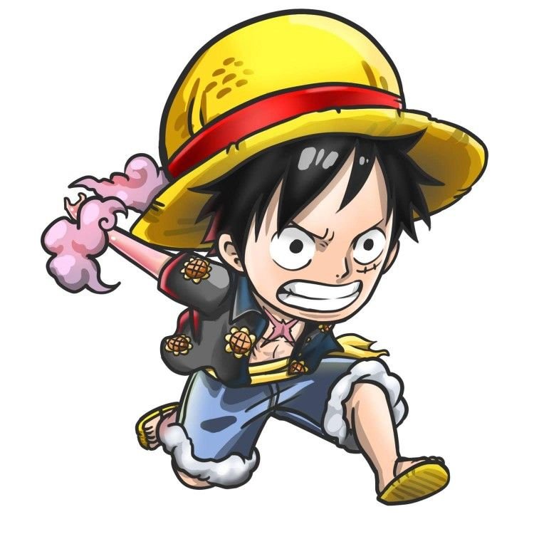 hinh anh luffy chibi trong one piece 104020585