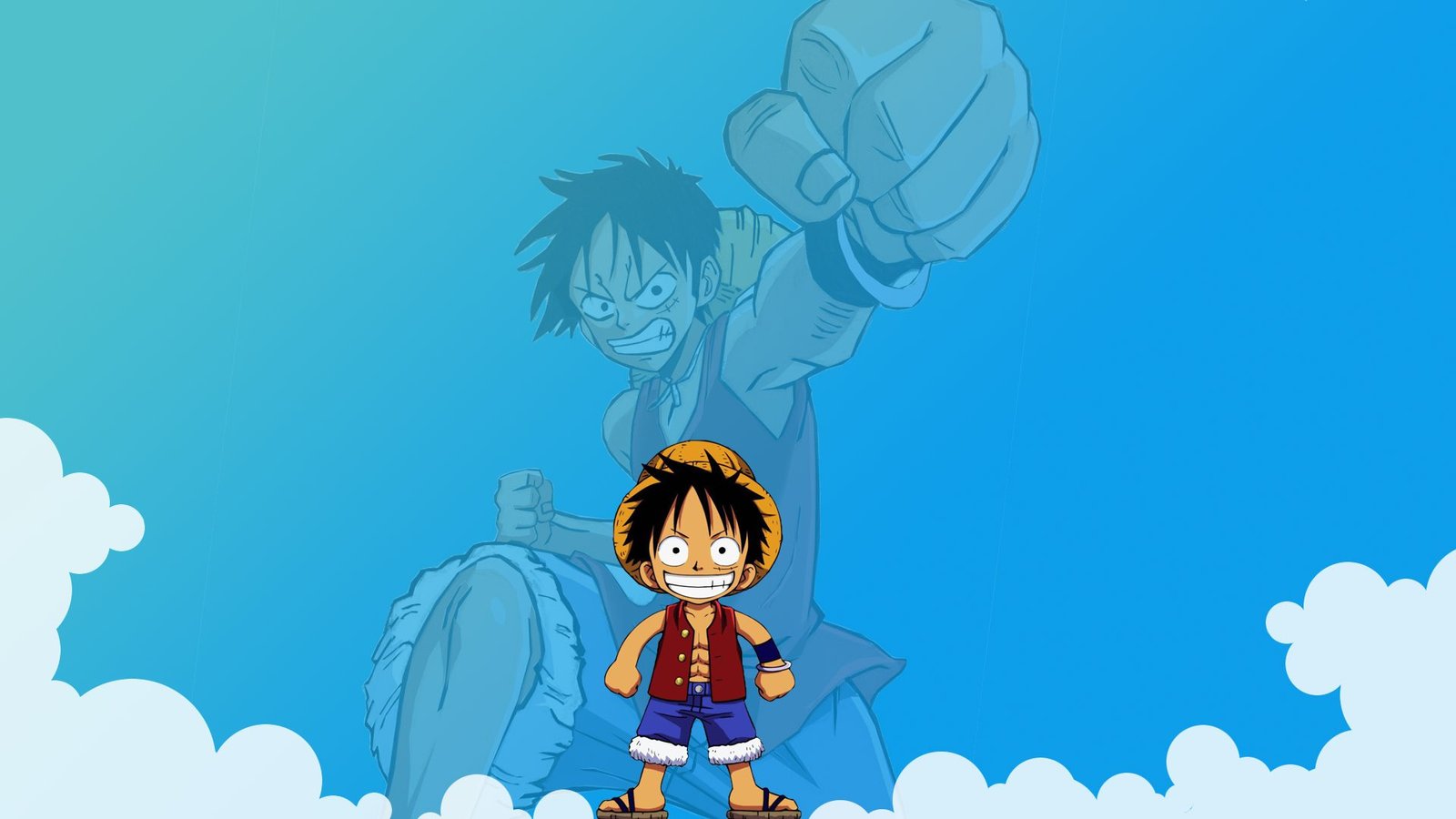 hinh nen luffy chibi ngau cho may tinh 104023597