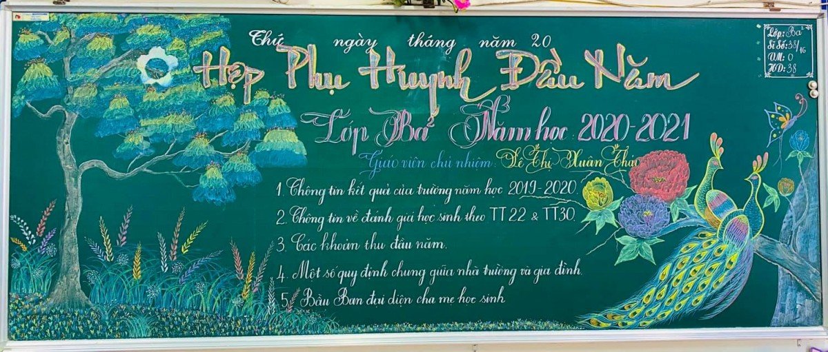 mau trang tri bang hop phu huynh hoc sinh dep 102424500