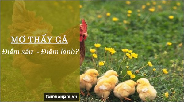 nam mo thay con ga danh con gi la diem bao gi 31