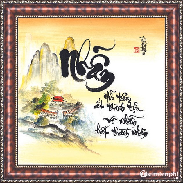 tong hop cac mau chu thu phap co font doc dao dep nhat 1