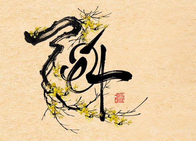 tong hop cac mau chu thu phap co font doc dao dep nhat 61